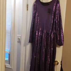 An Eloquii sequins dress